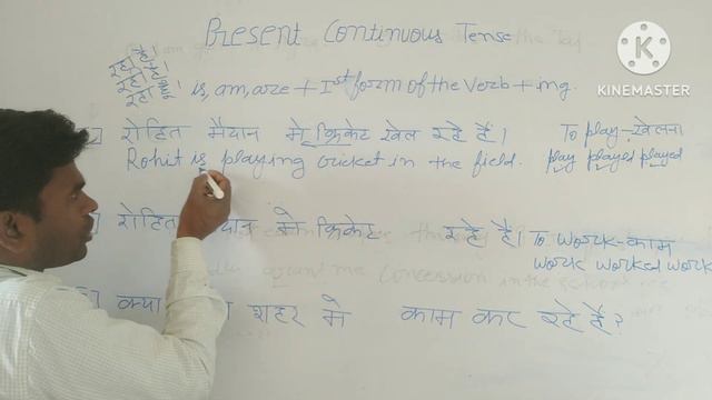 *Present Continuous Tense* Positive *Negative sentence.How to translate hindi to English? смотреть онлайн
