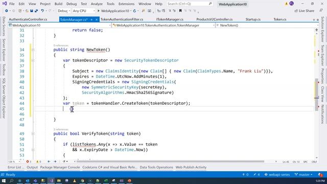 Custom JWT Token Authentication in Web API with AuthorizationFilter | ASP.Net Core 5 REST API Ep 7 смотреть онлайн