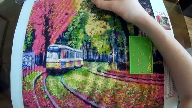 Алмазная вышивка!Видео для начинающих! Как собирать? смотреть онлайн