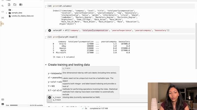 Build A Salary Prediction ML Model | 100 Days Of Machine Learning (Day 8) смотреть онлайн