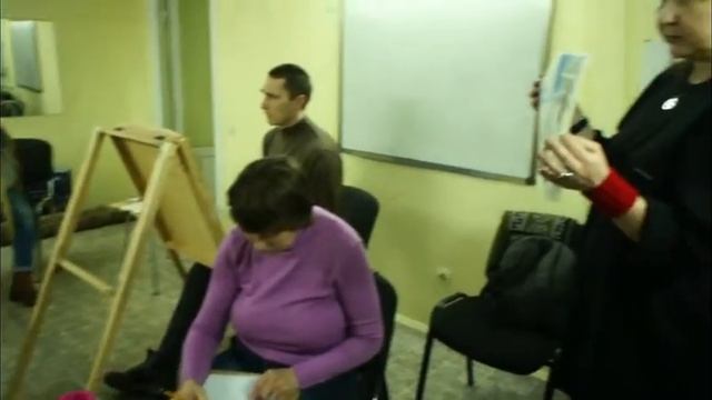 Занятие по графике в "Каморке" смотреть онлайн