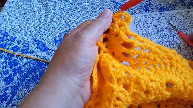 Красивейший мотив крючком с  ананасами. Часть  вторая