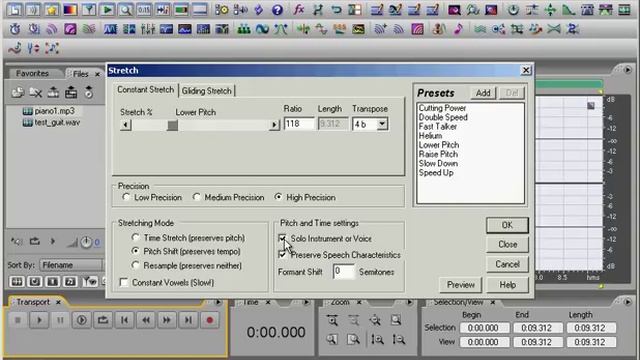 74. Эффект Stretch в Adobe Audition | Auditionrich.com смотреть онлайн