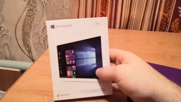 Microsoft лицензионный Windows 10 Pro Box Коробочная версия