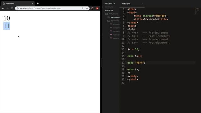 Increment And Decrement | PHP for beginners | Learn PHP | PHP Programming | Learn PHP in 2020 смотреть онлайн