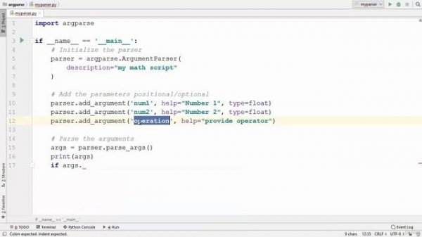 Python, argparse, and command line arguments | python tutorials