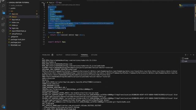 Complete Lexical editor tutorial in React and MUI( Material Ui ) from scratch - Part1 смотреть онлайн