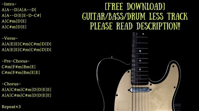 Pop Punk Backing Track in A major смотреть онлайн