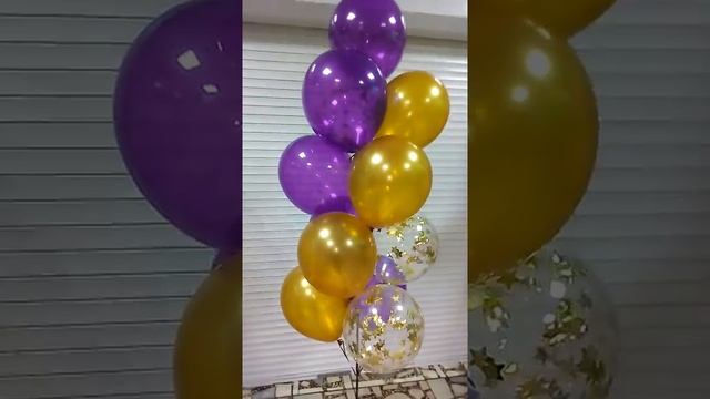 Красивые гелиевые шары. Гелиевый фонтан смотреть онлайн