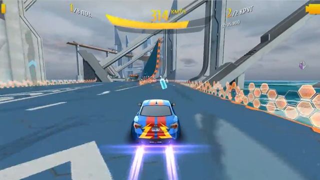 Asphalt 8:Airborne - Sector 8 - Scion FR-S (D1091) - two lap - multiplayer смотреть онлайн