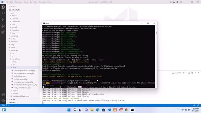 Laravel Authentication Install Laravel Jetstream Livewire + Blade смотреть онлайн