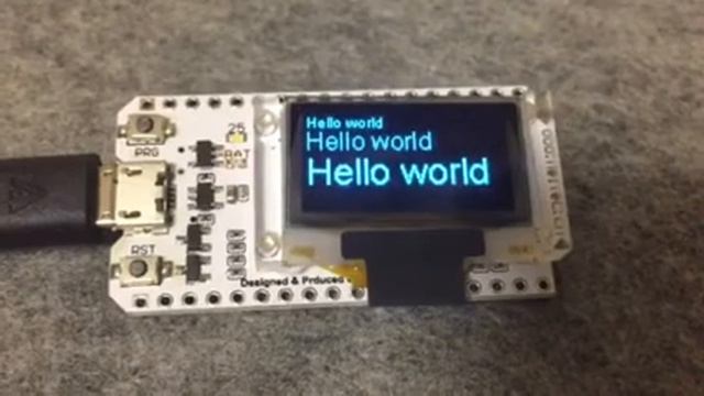 0.96 OLED Display ESP32 WIFI Bluetooth Development Board смотреть онлайн