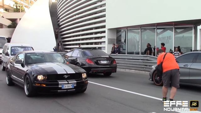A collection of MERCEDES-BENZ S63 and S65 AMG in Monaco | 2021 4K смотреть онлайн