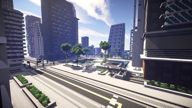 Minecraft - Modern Colorado River City - Map with Download смотреть онлайн