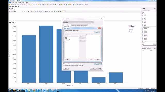 Use a drop down menu to change chart axis in Spotfire смотреть онлайн