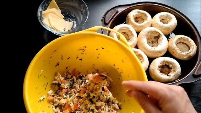 ФАРШИРОВАННЫЕ ГРИБЫ смотреть онлайн