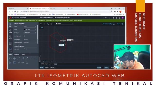 PART 6 : LTK ISOMETRIK AUTOCAD WEB смотреть онлайн