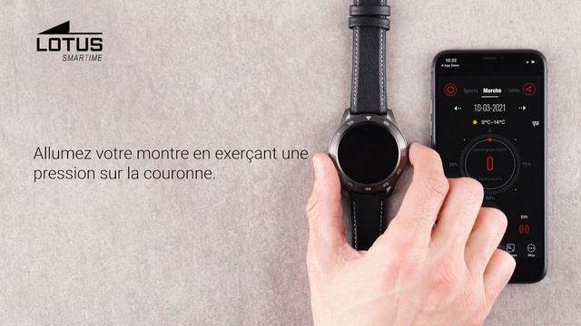 Smartwatch Lotus SmarTime - Comment connecter votre Lotus SmarTime (Français) смотреть онлайн
