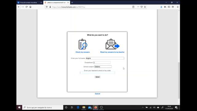 Tutorial invio schede interattive con live worksheets смотреть онлайн