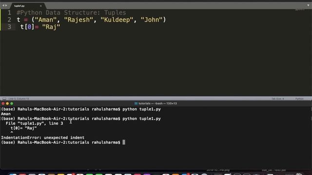 #15 Tuples in Python || Tuple || Python Tutorial for beginners #python смотреть онлайн