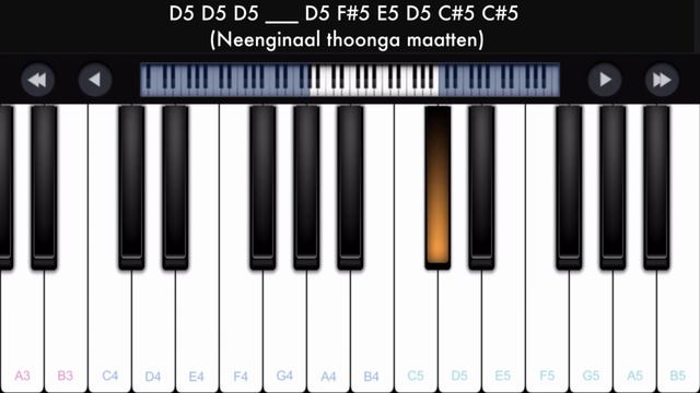 Sundari Kannal Oru Seithi Piano Notes| Tamil Piano Songs смотреть онлайн