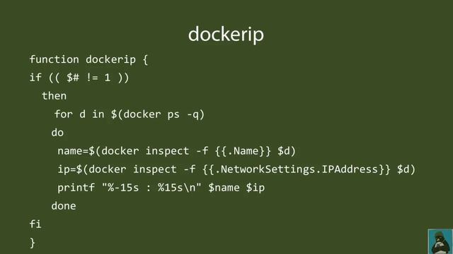 Docker Script to display Container IPs смотреть онлайн