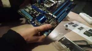 Обзор материнки с али экспресс P7H55-M #motherboard #БешеноеБелко