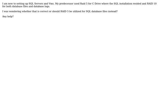 SQL Server Setup RAID 5, RAID 10 смотреть онлайн