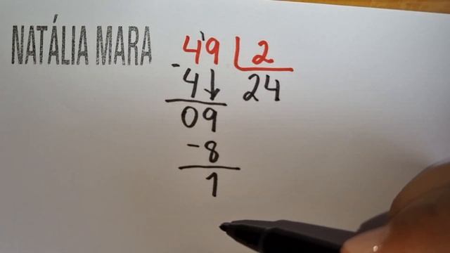 DIVIDIR COM VÍRGULA NO QUOCIENTE - “Como dividir 49 por 2” “49/2" "49:2" "49 dividido por 2" “49÷2” смотреть онлайн
