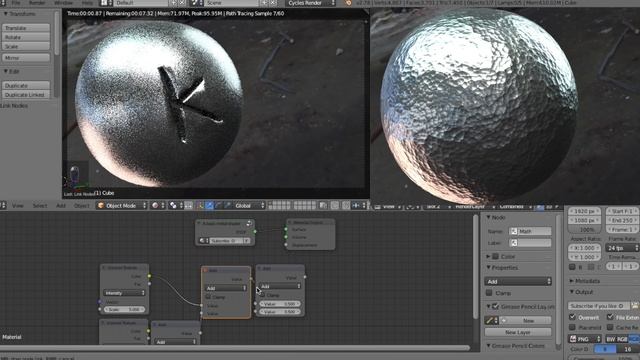 4 Metal Displacement Shaders (NO custom textures or maps) || Blender Tutorial смотреть онлайн