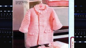 вязаное пальто для девочки описание и схема