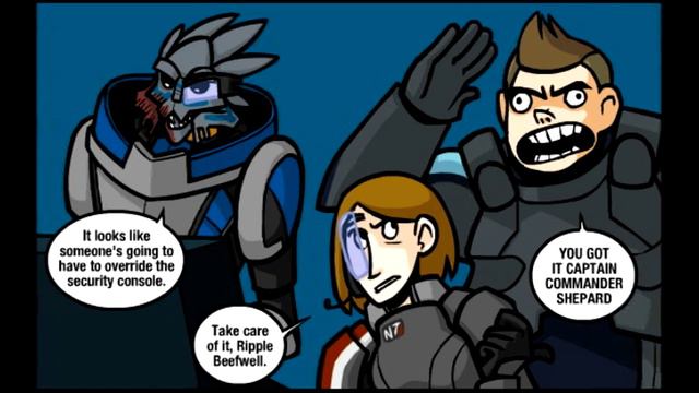 Mass Effect 3: Tech Support (Awkward Zombie Fandub) смотреть онлайн