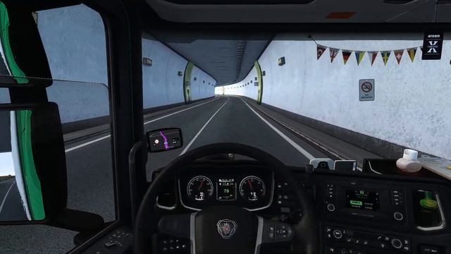 ETS2 1.47 Convoy Multiplayer SCANIA NG P380/DAF XG 370 (Erfurt ??-Nürnberg ??) смотреть онлайн