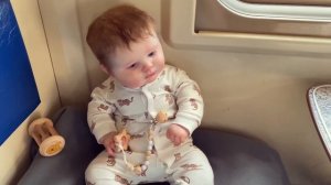 В поезде с куклой реборн?/Едем на море с реборном??