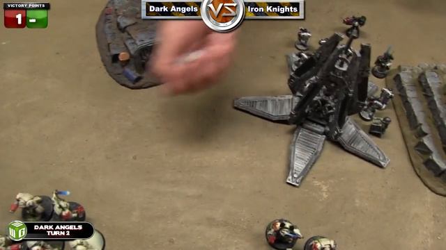 Dark Angels vs Iron Knights Warhammer 40k Battle Report - Space Marine Week Game 3 смотреть онлайн