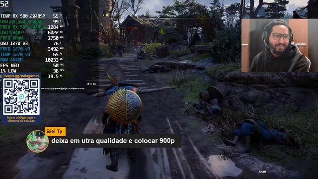 ?⚔️?ASSASSIN'S CREED VALHALLA - RX 580 8GB 2048SP JIESHUO - XEON E3 1270V3 (i7 4790) FULL HD