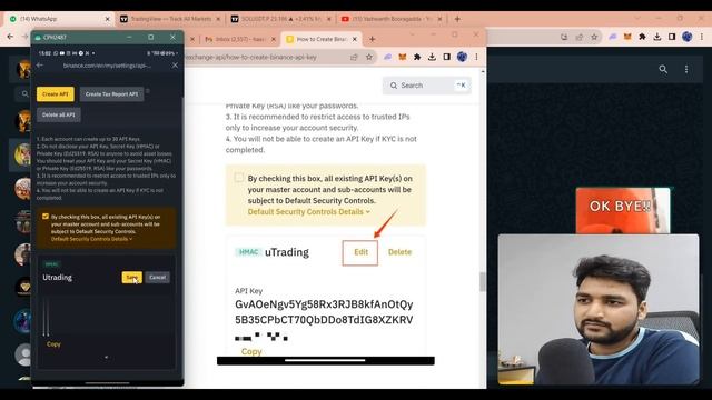 Trade your crypto with this free BOT?Utrading API Binding with BINANCE vs OKX? смотреть онлайн