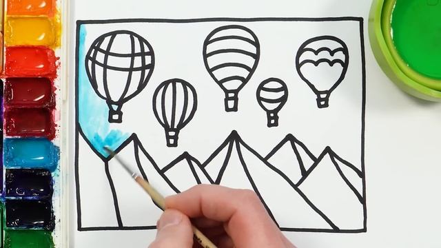 Seashell Drawing, Painting and Coloring for Kids, Toddlers | Let's Draw, Paint Together смотреть онлайн