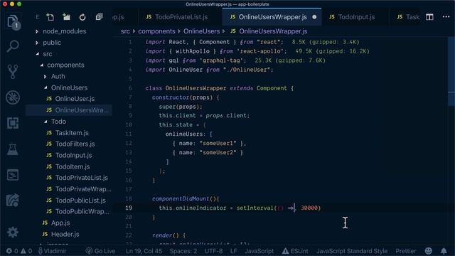 16. Fetch Online Users using GraphQL Subscriptions смотреть онлайн