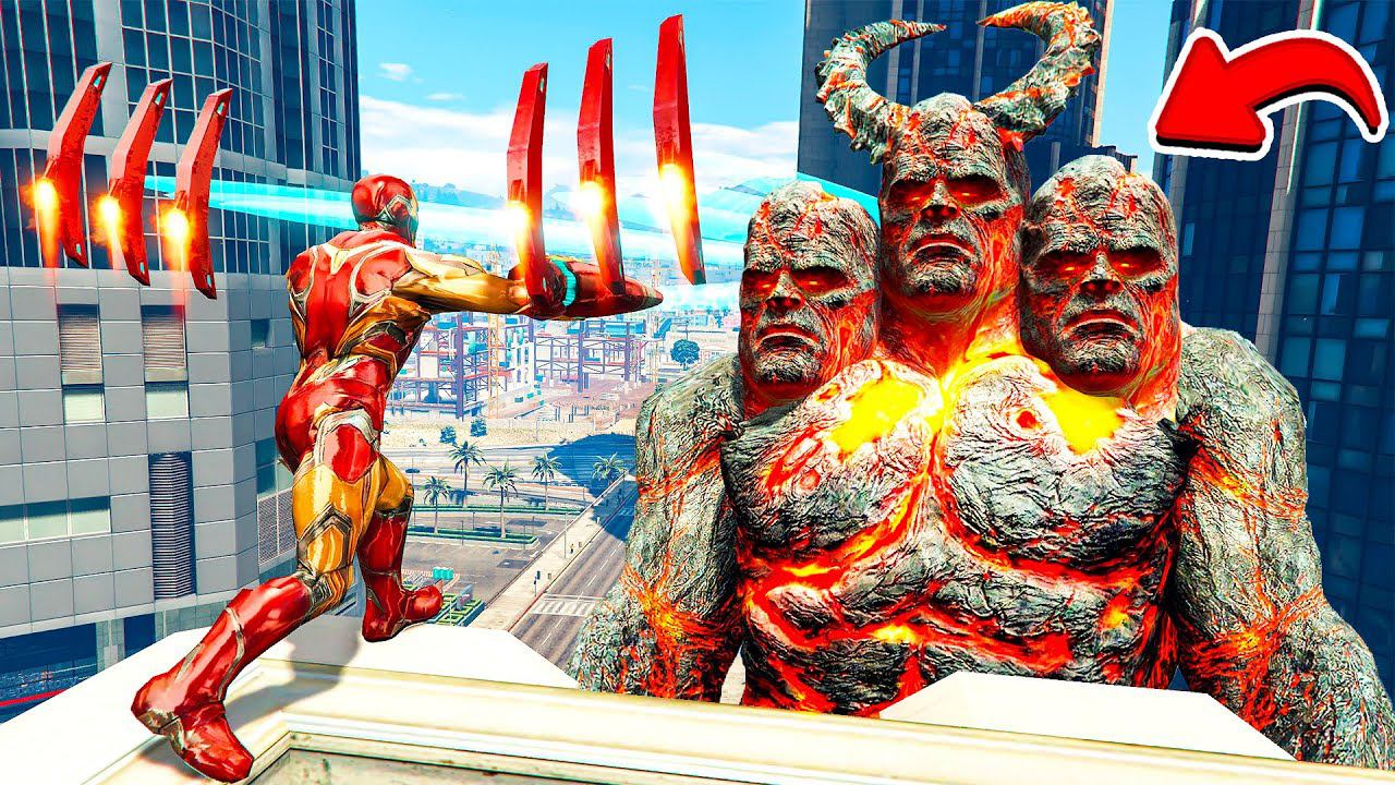 ОГРОМНЫЙ СЦП ТИТАН НАПАЛ НА ГОРОД ЛОС САНТОС В ГТА 5 МОДЫ! ВИДЕО ГТА 5 ОНЛАЙН MODS смотреть онлайн