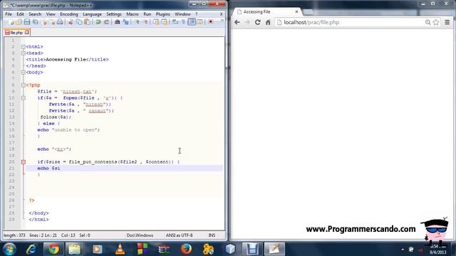 3). Writing And Deleting File (PHP Working With Files and Directories in HIndi) смотреть онлайн
