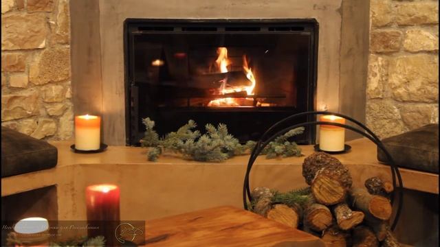 Ветер | Камин | огонь, снег | вьюга, медитация | Метель | Fire and snowstorm & FullHD fireplace #10 смотреть онлайн