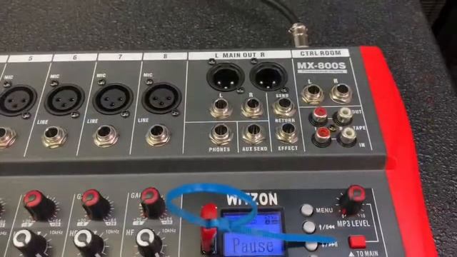 Mixer witzon mx 800 . Mixer witzon m 800 . 8 channel mixer смотреть онлайн