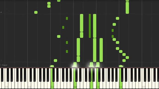Plants Vs. Zombies || Graze the Roof || Synthesia Piano Tutorial смотреть онлайн