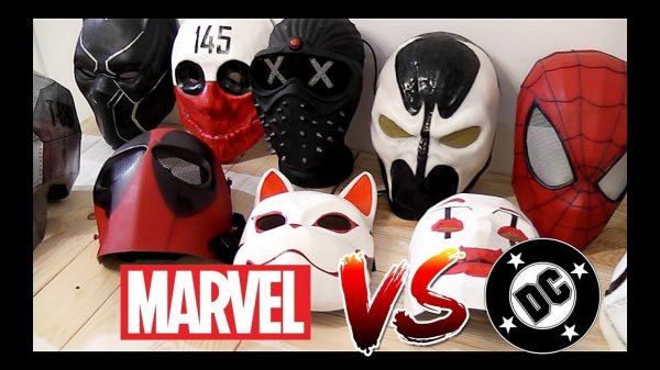Моя коллекция Масок из вселенной Marvel  /  DC и не только?!
