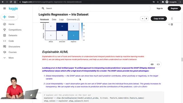 Practical Example running Multinomial Logistic Regression using Python | EDA | Explainable AI смотреть онлайн