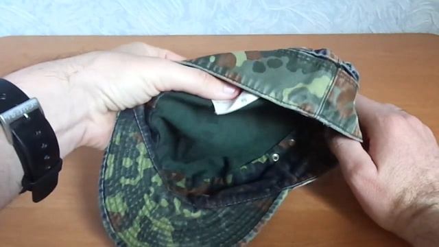 Обзор: Оригинальная кепка Бундесвер. Кепи, мюцце армии Германии (флектарн). Bundeswehr cap смотреть онлайн
