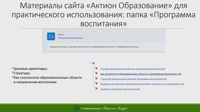 Внедрение ФОП_Обзор курса повышения квалификации смотреть онлайн