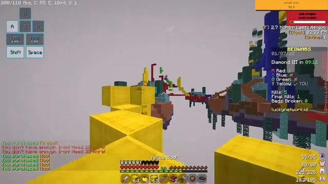 ? [Live Stream] main minecraft bedwars (SUB-indo) смотреть онлайн